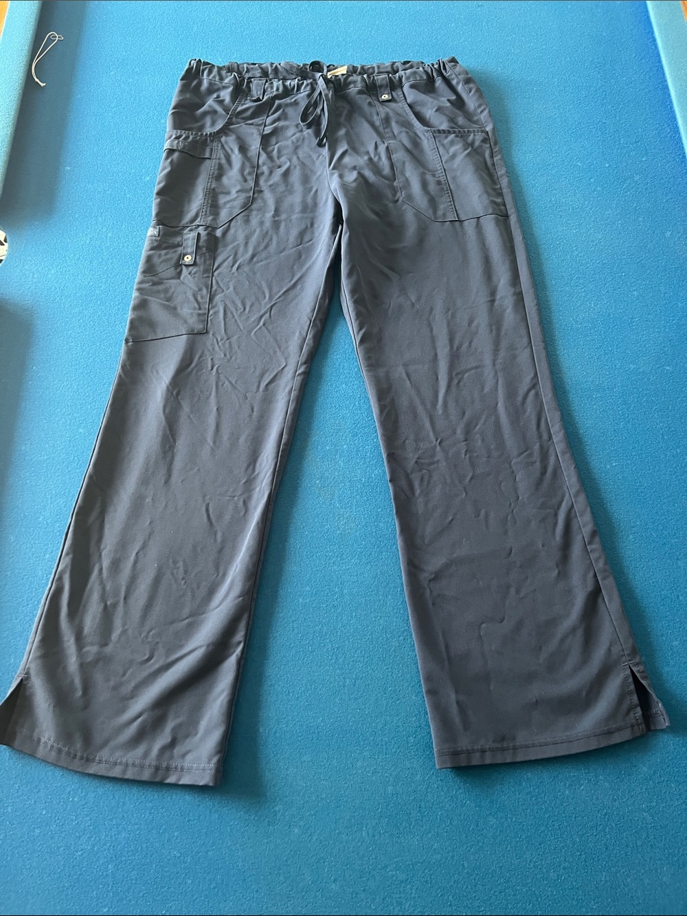 Dickies Dark Gray Medical Scrub Pants with Pockets